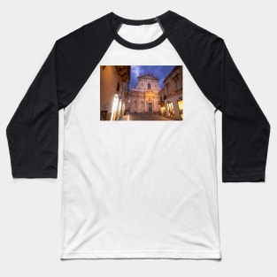 Church Santa Irene in Lecce, Italy Baseball T-Shirt